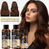 GSWP 10-in-1 Black Rice Moisturizing Shampoo Conditioner Set: Gently Cleanses, Reduces Frizz, Brightens Hair Shine. 200g + 30ml