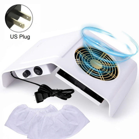 Nail Dust Collector Manicure Machine Tools Strong Power Nail Vacuum Cleaner With Remove Filter Nail Extractor Fan Nail Art Tool