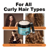 Non Sticky Leave In Curl Lotion Moroccan Oil Formula Shine Boost Maintain Bounce Nourish Dry Hair Tips Daily Curly Hair Care 50g