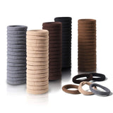 Hair Ties 100 Pcs Bulk, Seamless & Strong Hold, Diameter 1.58 Inch (4cm), for Thick & Thin Hair, Great for Gifts (Wife/Daughter)
