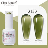 Clou Beaute Translucent Jelly Nude Pink Nail Gel Polish 15ml Vernis Semi Permanent Gel Colorful Varnish Nail Art Manicure Gel