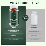 Mullein Gummies - Supports Clear Lungs & Respiratory Health, Natural Detoxification, Enhanced Immune Function