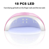 Gel Nail Polish Kit With UV Nail Lamp Electric Nail Drill Machine Soak OFF Gel Nail Kit Base&Top Coat Gel Polish Nail Tools Set