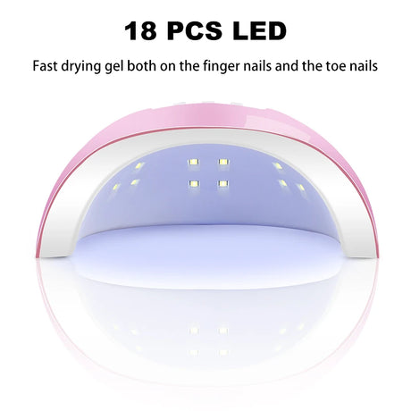 Gel Nail Polish Kit With UV Nail Lamp Electric Nail Drill Machine Soak OFF Gel Nail Kit Base&Top Coat Gel Polish Nail Tools Set