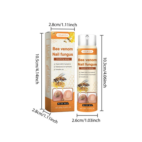 Bee Venom Nail Fungus Repair Spray Gray Nail Treatment Onychomycosis Paronychia Removal Relieve Foot Odor Hand Foot Nail Care