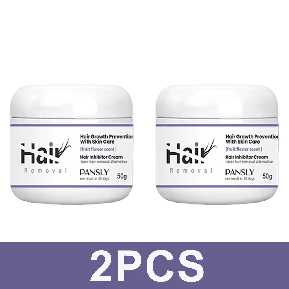 50g Hair Removal Cream for Unisex Reduce Hair Growth Removal Permanent Cream Beard Intimate Legs Body Armpit Painless Depilatory