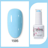 Clou Beaute Gel Color Hema TPO Free 15ml Gel Nail Varnish Soak Off UV Gel Polish Nail Art Manicure Lacquer Nail Art Jelly Gel