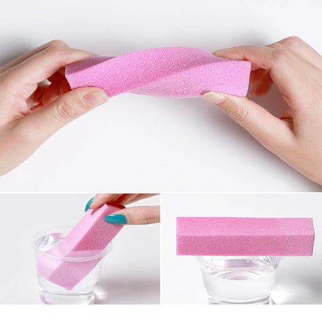 Nail Art Sand File Buffer Sponge Block Brush Nail File Set With Nail Clippers Scissors Dead Skin Remover Care Manicure Kit Tools