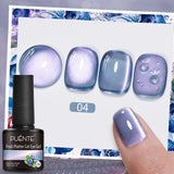 PUENTE 7.5ML Nude Shade Moonlight Cat Magnetic Gel Nail Polish Ultra-Bright Cat Eye Soak Off UV Semi-Permanent Varnish Manicure