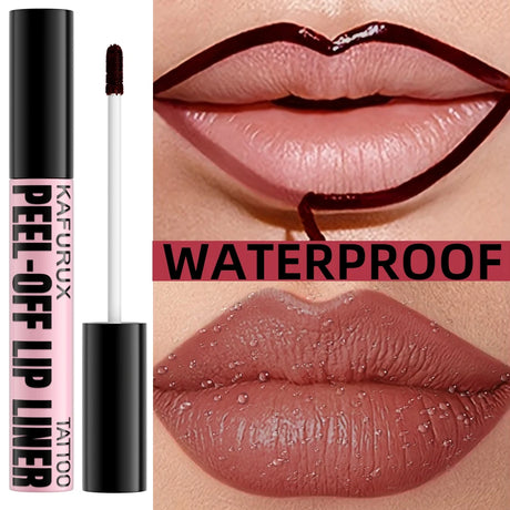 7 Colors Waterproof Peel Off Lip Stain Reveal Long Lasting Pink Red Lip Tint Transfer Proof Natural Lip Glaze Makeup Gifts