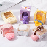 Handmade Love Heart shaped Design Bath Soap Wedding Party Love Gift Soapy Favor Valentine Gift Hand Soap