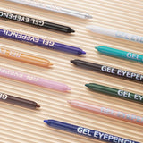 12 Colors Shine Pearlescent Eyeliner Pencil Waterproof Lasting Matte White Black Brown Smooth and Easy To Color Eyeliner Gel Pen