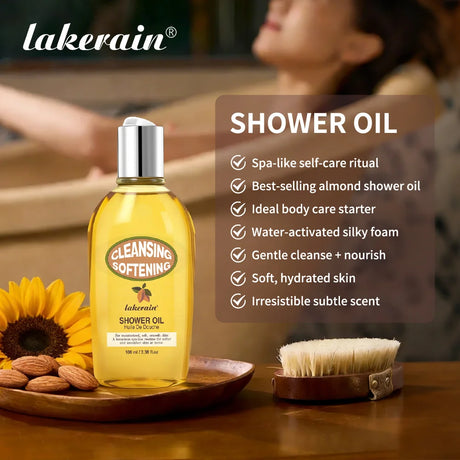 2-in-1 Bath Oil Body Cleaning Moisturizing Skin Dirt Remover Smooth Shower Gentle Cleanses Nourishes Oils For Bath Daily Care