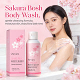 Sakura Body Wash Body Odor Control Deep Cleansing Skin Long Lasting Fragrance Moisturizing Smooth Even Skin Tone Bath Product