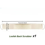Loofah Sponge for Bathing, Long Strip for Back Scrubbing