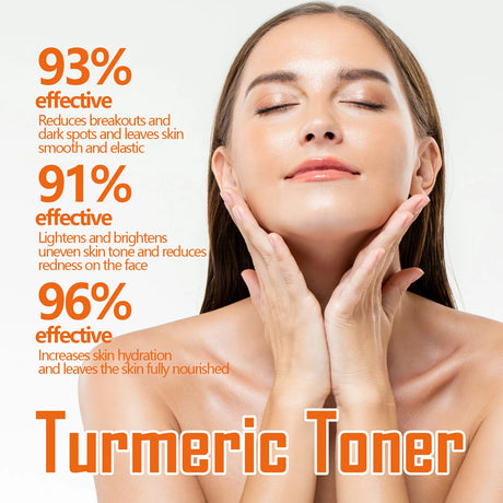 Turmeric Toner Dark Spots Removal Brightening Spots Corrector Remove Freckle Fade Melasma Moisturizing Turmeric Face Toner