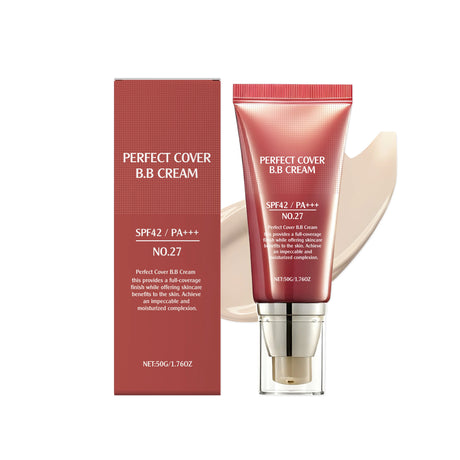 Perfect Cover Bb Cream Brightens Complexion Covering Skin Blemishes Lasting Lightweight Hydrates Moisturize Concealer Corrector