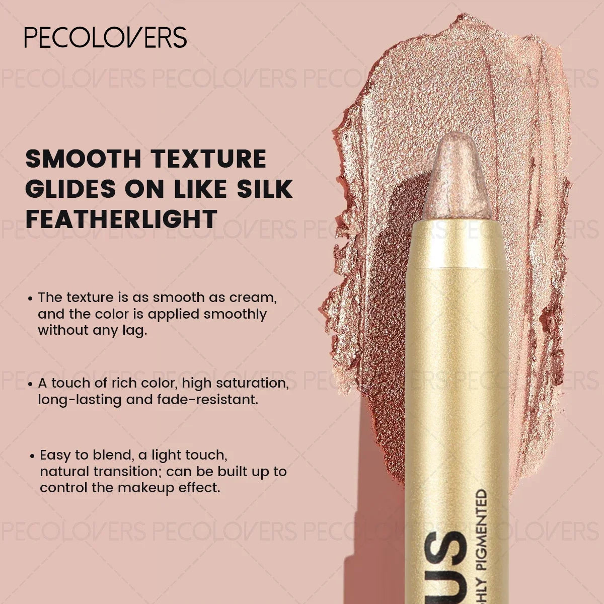 Pearlescent Green Color Highlighting Eyeshadow, Soft And Smooth Texture, Exclusive For Summer, Highlighting Eyeshadow