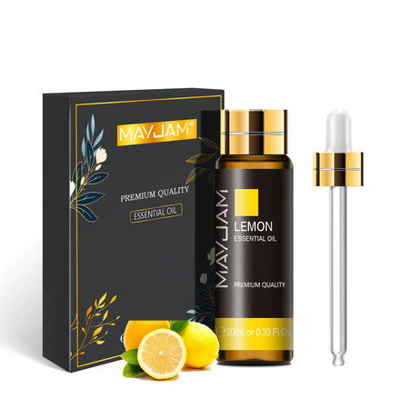 10ML Lavender Eucalyptus Pure Essential Oils Rose Lemon Jasmine Vanilla Mint Sandalwood Bergamot Tea Tree Diffuser Aroma Oil