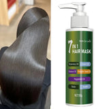 7-in-1 Deep Care Hair Mask to Prevent Breakage and Soften Dry Hair, Rich in Rosemary Oil, Castor Oil, and Biotin Keratin