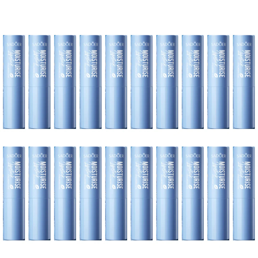SADOER 1/5/10/15/20PCS Hyaluronic Acid Lip Balm Long-Lasting Moisturizing Lip Care, Hydrating & Nourishing Soothe Dryness