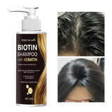 Water Ice Levin Biotin & Keratin Shampoo, Sulfate/Paraben Free, With Nourishing Oils, For Longer Healthier Hair, All Hair Types