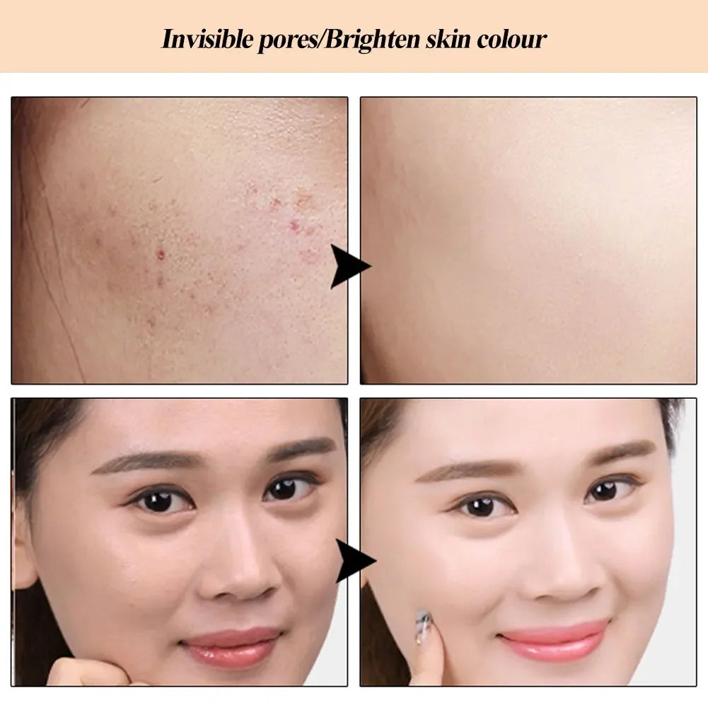 CC Cream Magic Foundation Mushroom Head Air Cushion Waterproof Brighten Foundation Cream Women Base Makeup Face Korean Cosmetics