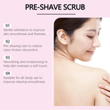 Pre-Shave & Exfoliating Body Scrub Remove Dead Skin Smoothing Moisturizing Gentle Cleansing Pre-Shave Care Smooths Skin Texture
