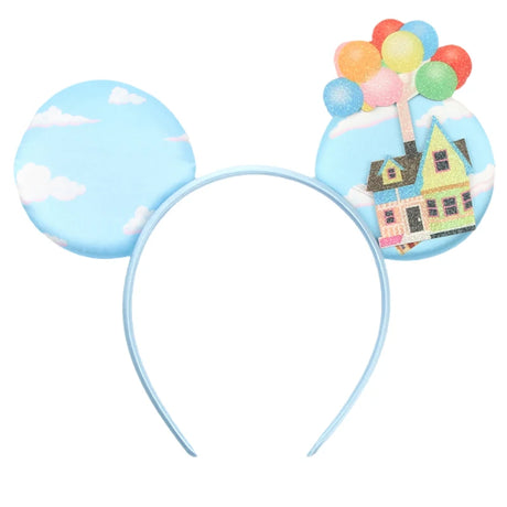 Newest Festival Party Cosplay Mouse Ears Headband 3.3" Ears Glitter Hairband Without Bow For Boys DIY Cartoon Hair Accessories