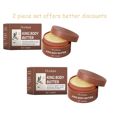 OceAura King Body Butter Body Moisturizer Winter Hydration, Moisturization,  Skincare Relieve Dryness, Softness, 4 oz