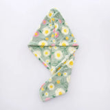 1 Piece of Flower Patterned Dry Hair Towel, Soft and Absorbent, Cute and Charming Dry Hair Cap, Easy to Wear and Not Easy to Fal