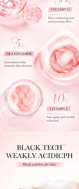 SADOER 4 in 1 Facial Mousse Face Wash Foam Facial Cleanser Moisturizing Brightening Hydrating Face Cleansing Skin Care Products