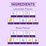 Rose Lavender Aromatherapy Shower Steamers Tablets Home Spa Relax Body Mental Relaxation Bath Products Shower Steamers Tablets