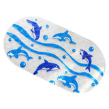Soft Cartoon PVC Kids Anti Slip Bath Mat Non Skid Safety With Sucker Shower Mat Massage Bathtub Mats Pad