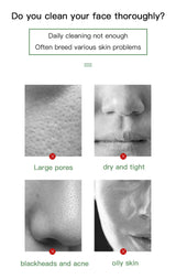 Face Clean Mask Green Tea Cleansing Stick Mask Shrink Pores Deep Blackhead Remover Facial Cleansing Moisturizing Mask 40g