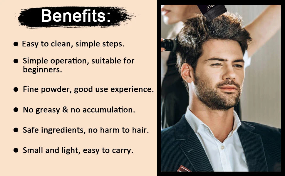 GOIPLE Hair Fiber Hold Spray Instant Volumizing Product Hair Building Fibers Powder Hairstyle Thickening Spray for Men and Women
