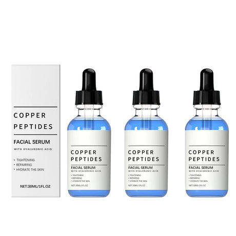 Copper Titanium Essence Hyaluronic Acid Serum For Sensitive Dry Moisturizing Brightening Soothing Face Skin Care Essence