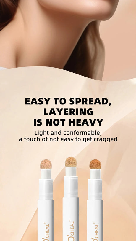 Ocheal 3 Color Face Foundation Concealer Pen Long Lasting Waterproof Corrector Contour Concealers Stick Cosmetic Makeup