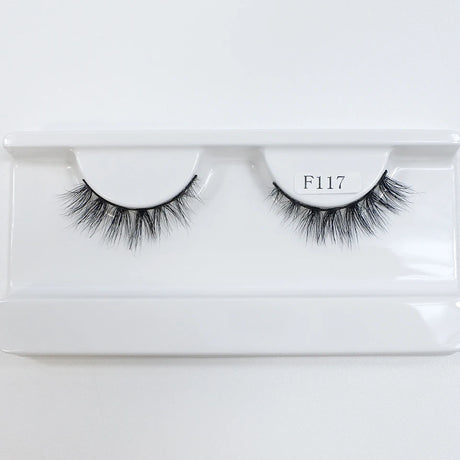 Natural Mink Lashes High Quality Fashion Classic Soft Full Strip Lashes Makeup 12mm Short Mink Eyelashes