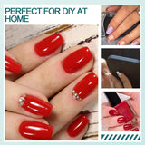 Nailpop 120pcs/box Gel X Nail Tips Medium Short Shape Almond/Square/Soft Gel Nail Tips False Nails Soak Off Easy Nail Extensions