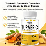 Turmeric Curcumin Gummies With Ginger And Black Pepper Supports Healthy Joint Wellness Cardiovascular Wellness And Overall Body Wellness Supplement