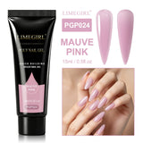 LIMEGIRL 25Colors Poly Extension Nail Gel For Nails Art Acrylic Manicure Design UV Varnishes Semi Permanent Quick Extension Gel
