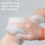 1/2/4/8PCS Soap Foaming Net Bath Mesh Sponge for Shower & Body Wash Exfoliating and Deep Cleaning Scrubber for Bathroom Supplies