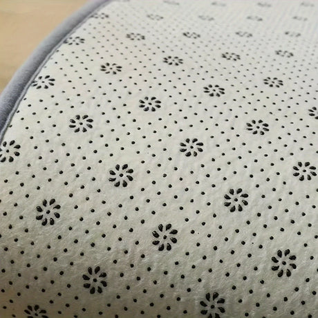 Thickened Special-shaped Absorbent Bathroom Floor Mat Flannel Toilet Mat Shower Room Non-slip and Dirt-resistant Foot Mat