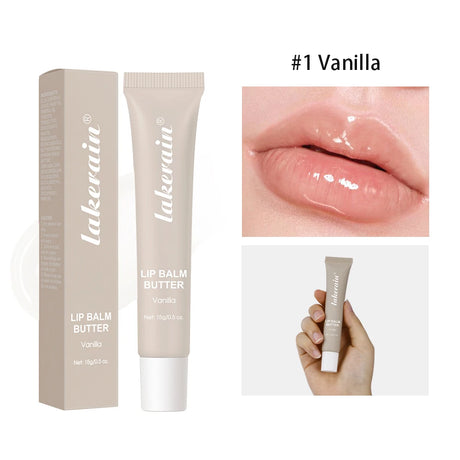 Summer Lip Balm Moisturizing Mirror Lip Gloss Lip Vanilla Mint Iced Coffee Cake Smell Lipstick Transparent Lip Oil  Makeup