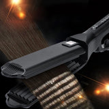 Professional Hair Curler Comb Curling Iron Wand Ceramic Corrugated Wave Corn Irons Wave Curler Iron Corrugation Plate Clip