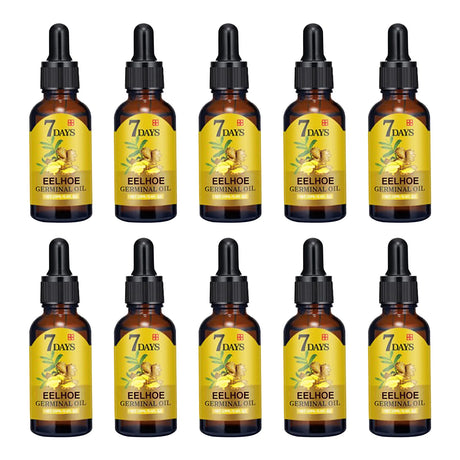 EELHOE 20ml Ginger Hair Growth Oil Strengthening Scalp Nourishing Hair Roots Anti Loss Fuller Care Hairs Essence for Women Men