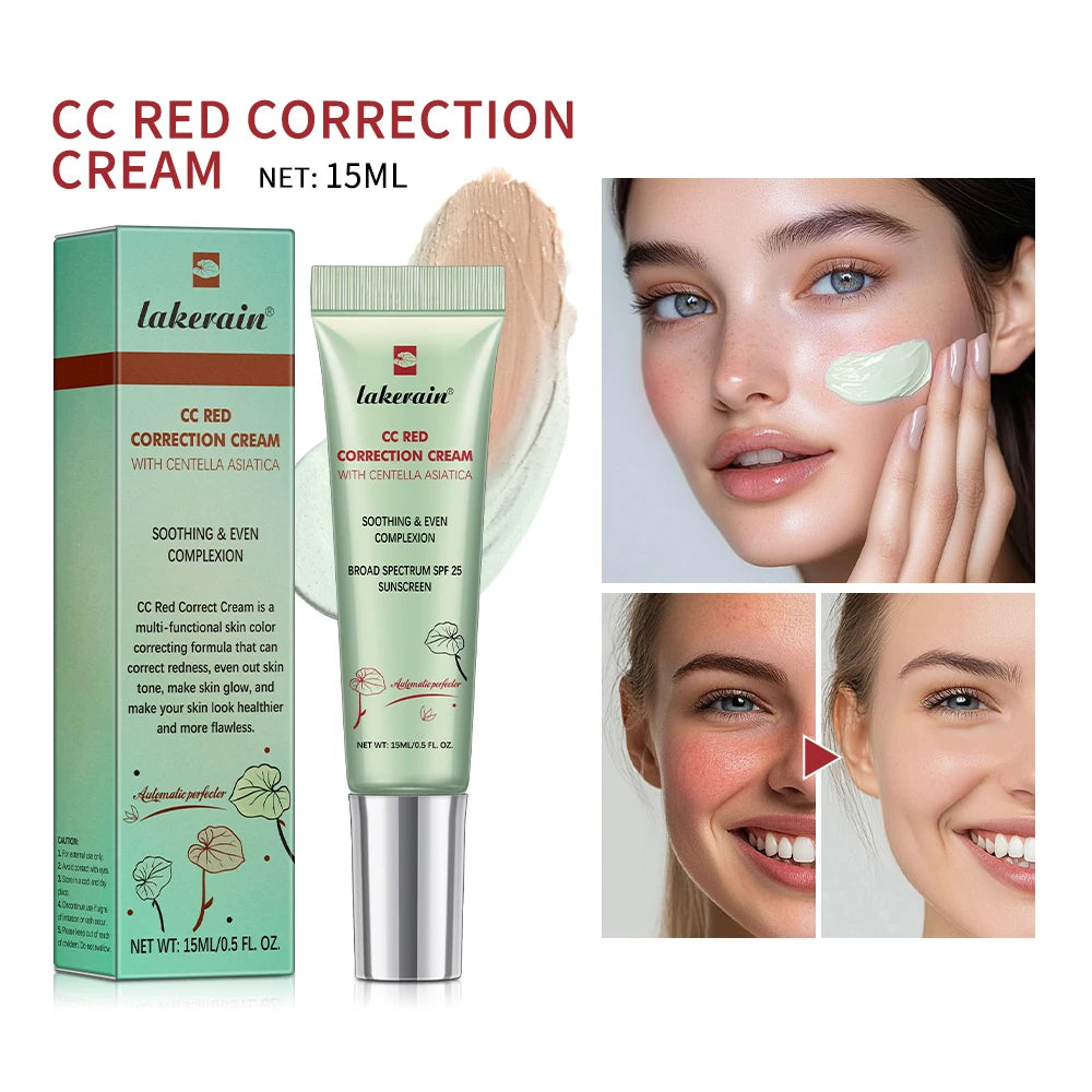 CC Cream Color Changing Liquid Foundation Centella Korean High Coverage Foundation Foundation Cream for Face Base Makeup