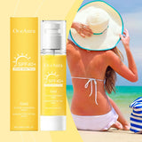Sunscreen Spray Facial Moisturizing Rapid Absorption Refreshing Not Sticky Isolate Uv Brightening Body Shiny Sunblock Spray Skin