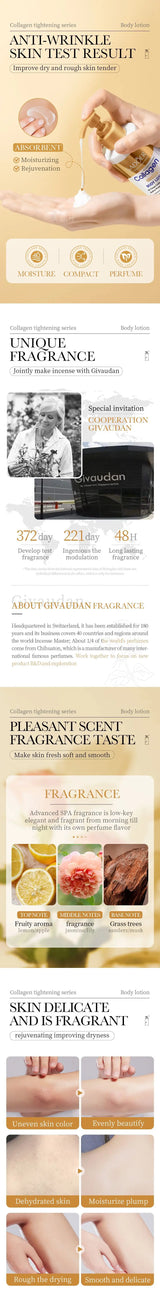 Collagen Milk Bleaching Face Body Cream Whitening Skin Moisturizing Lotion Lightening Care